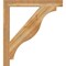 Ekena Millwork Funston Block Rough Sawn Bracket, Western Red Cedar, 4"W x 38"D x 42"H BKT04X38X42FST05RWR - alternate 4